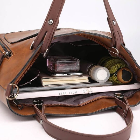 Lisa™ | Bolso de Hombro de Cuero Vintage – Gran Capacidad y Estilo
