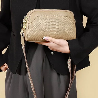 Nathalie™ | Bolso de Cuero con Estilo Cocodrilo