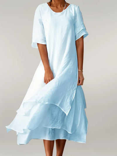 Isilde™ | Vestido largo elegante de algodón
