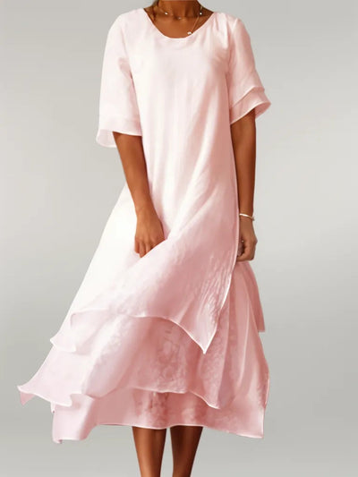 Isilde™ | Vestido largo elegante de algodón