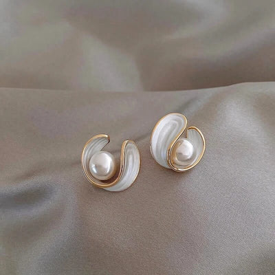 Pendientes Antoinette con Ópalo Blanco