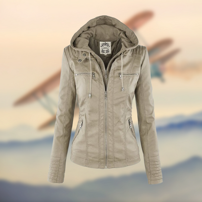Jimena | Chaqueta de piel vegana de alta calidad hecha a mano
