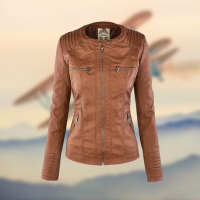 Jimena | Chaqueta de piel vegana de alta calidad hecha a mano