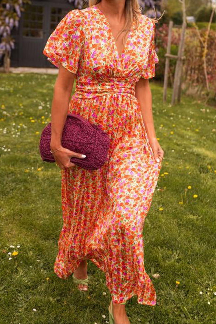 Mariella™ | Vestido largo con flores y estilo romántico para un look ligero y femenino