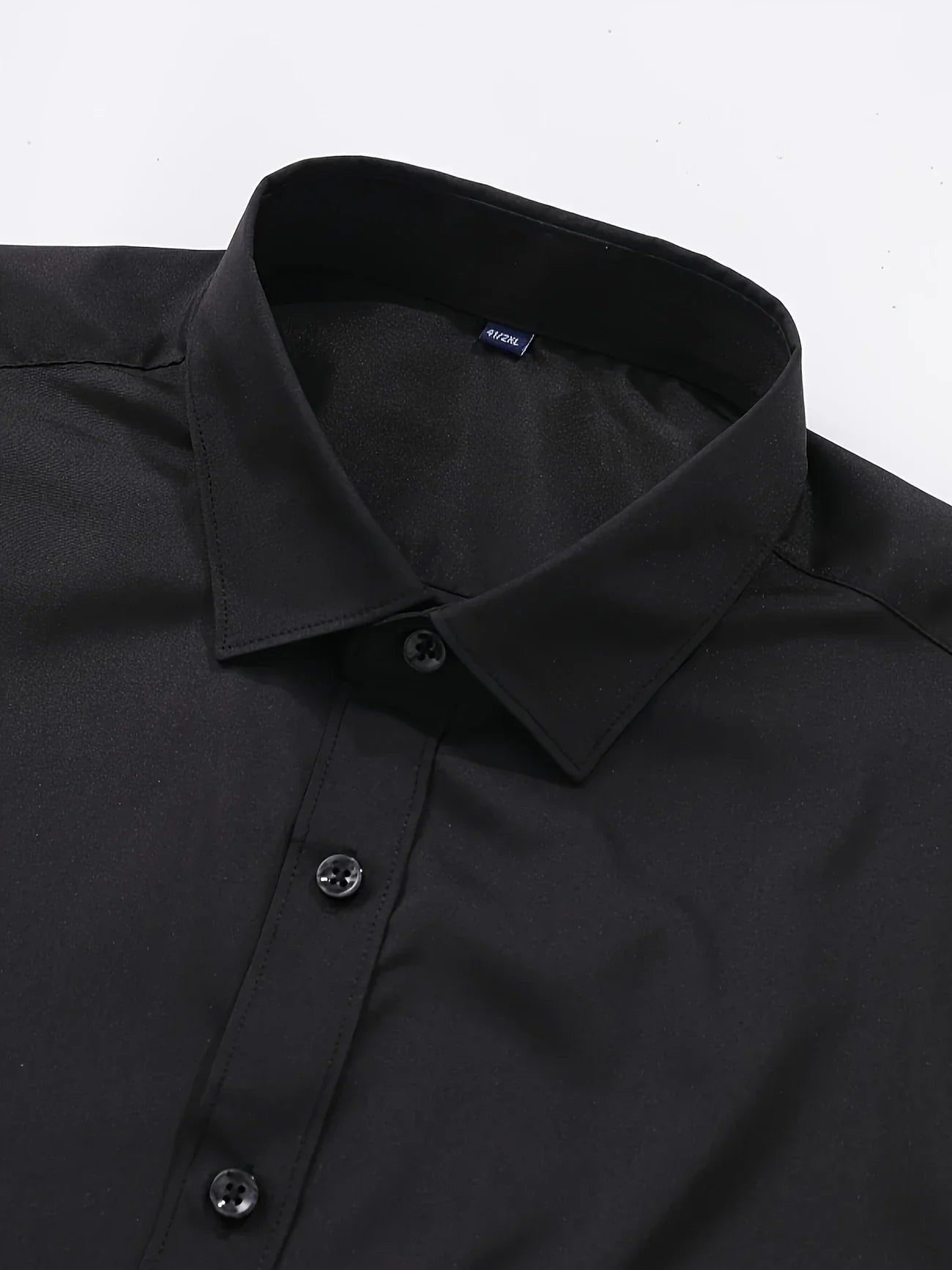 Byron™ – Camisa de manga larga para caballero, de estilo elegante con cierre de botones al frent