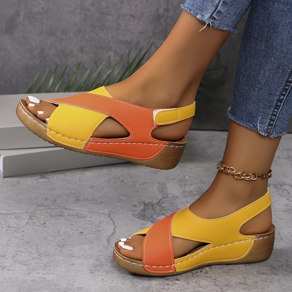 Sofía™ | Sandalia ortopédica ultraplana, cómoda y a la moda