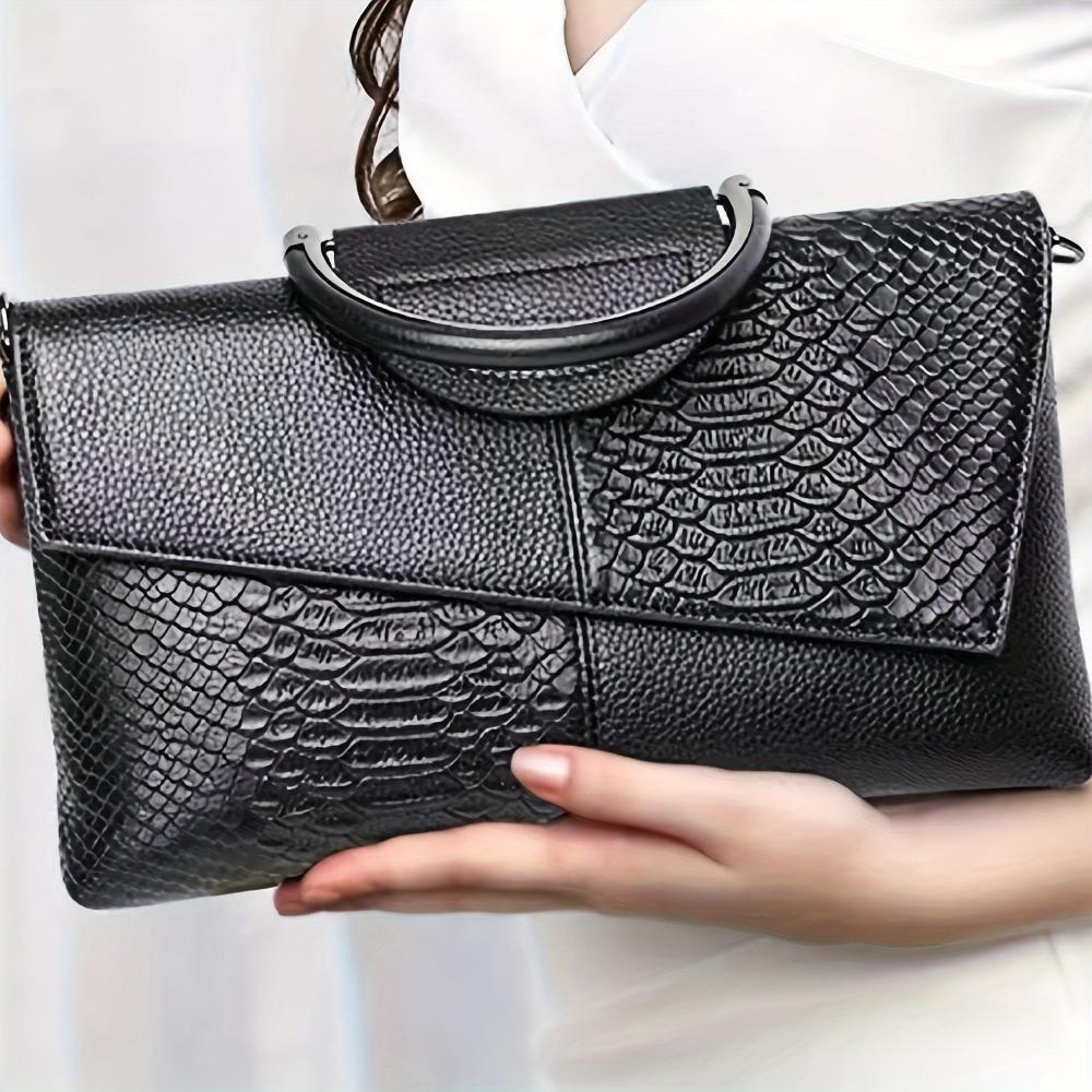 Celeste™ | Bolso de Lujo con Estilo Cocodrilo