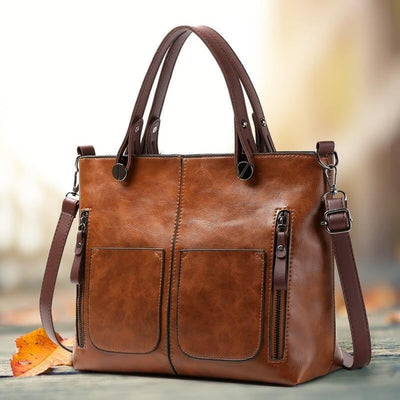 Lisa™ | Bolso de Hombro de Cuero Vintage – Gran Capacidad y Estilo