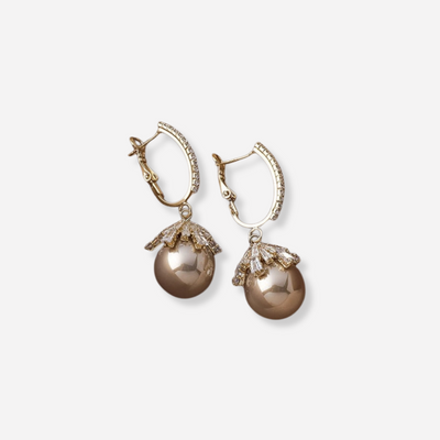 Pendientes Malia Colgantes con Perlas