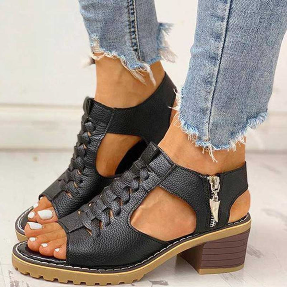 Ouida™ | Sandalias Elegantes con Tacón Alto