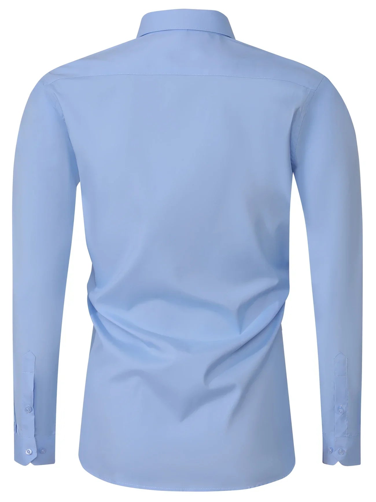 Byron™ – Camisa de manga larga para caballero, de estilo elegante con cierre de botones al frent