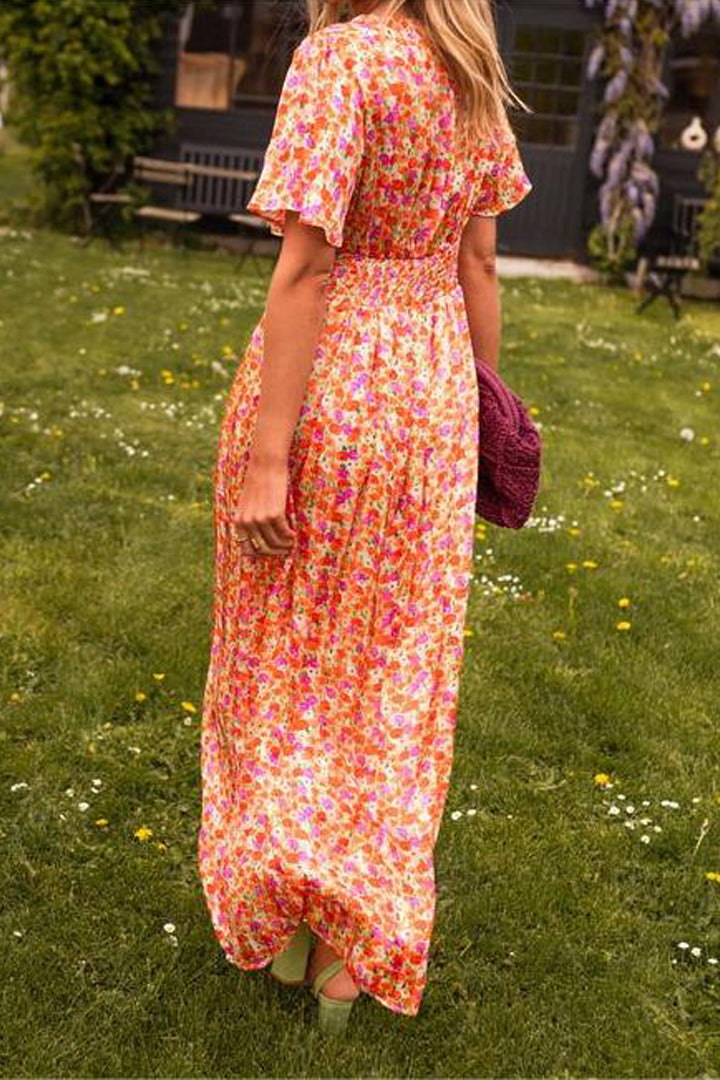 Mariella™ | Vestido largo con flores y estilo romántico para un look ligero y femenino