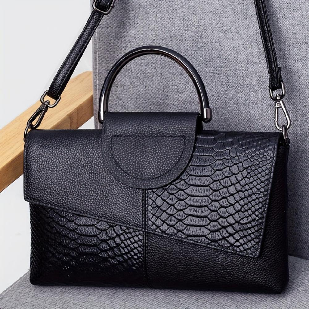 Celeste™ | Bolso de Lujo con Estilo Cocodrilo