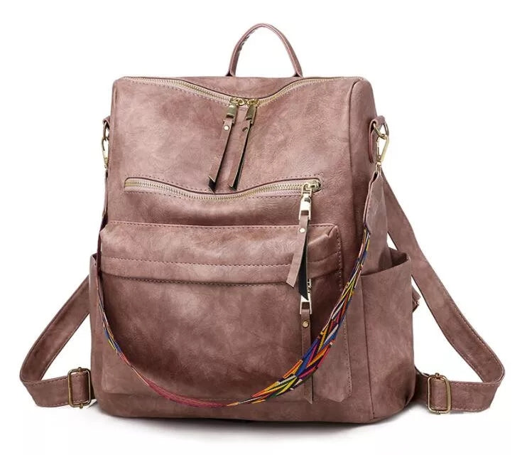 Linnéa™ | Mochila de Cuero con Gran Capacidad