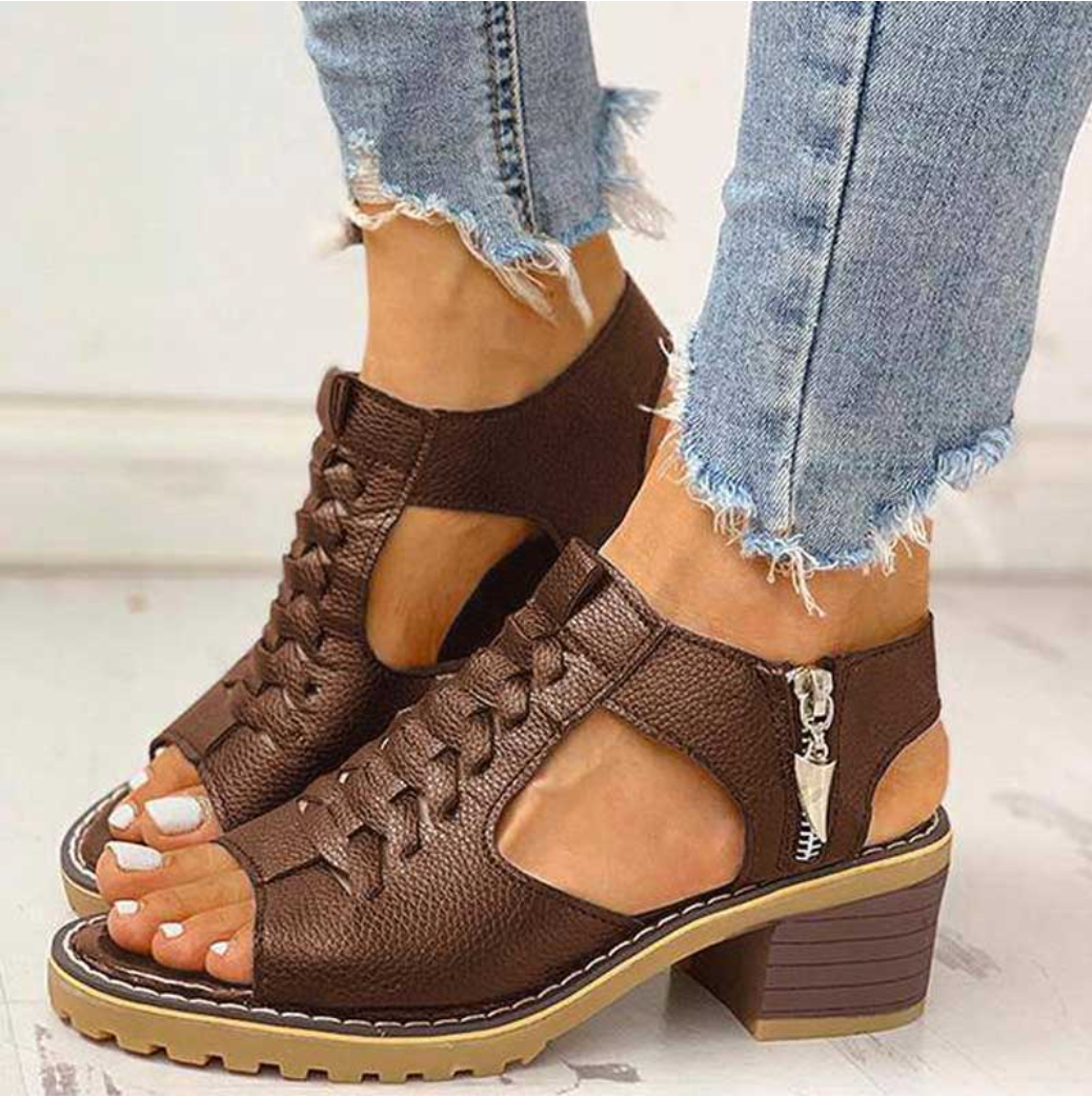 Ouida™ | Sandalias Elegantes con Tacón Alto