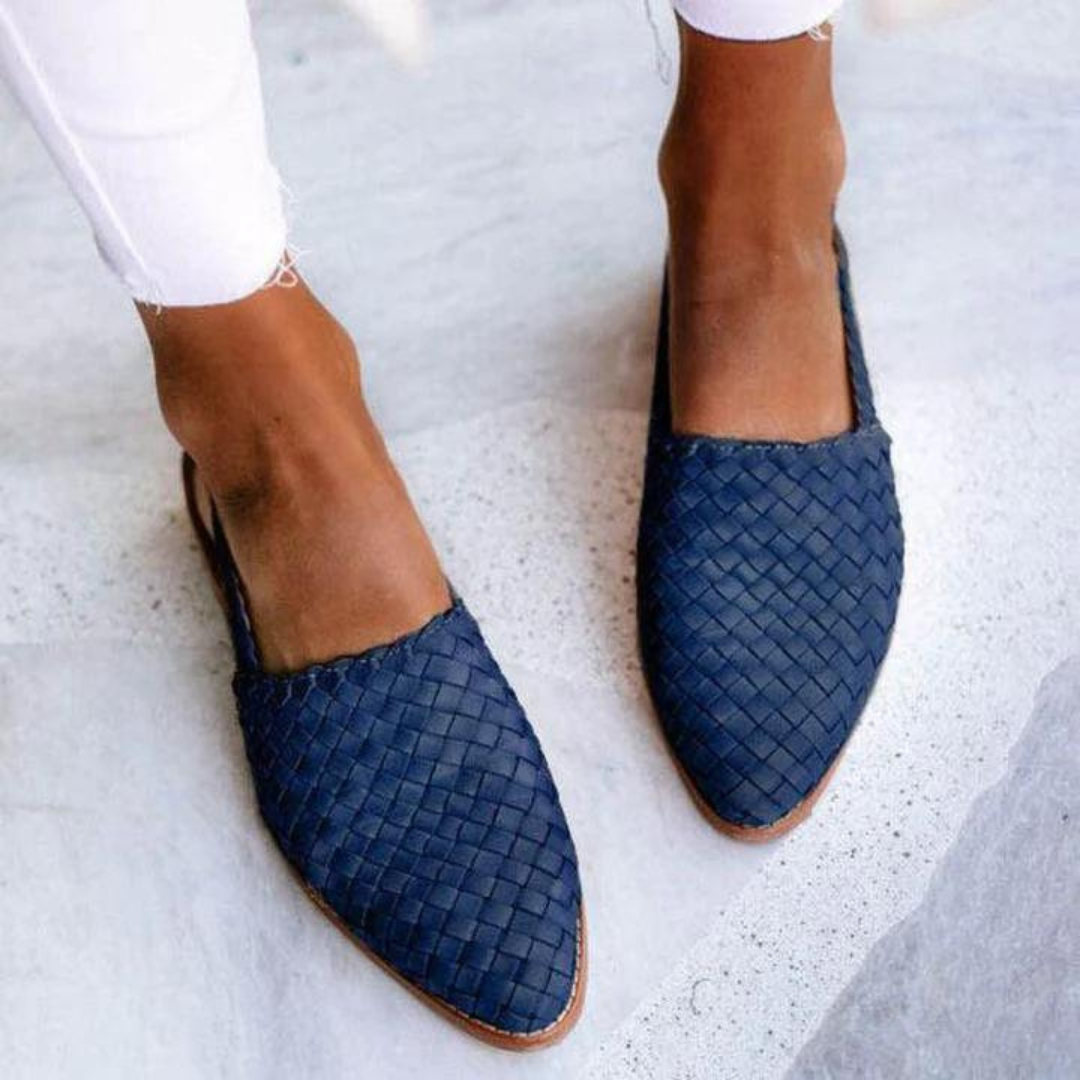 Claire™ | Sandalias planas hechas a mano, elegantes y cómodas