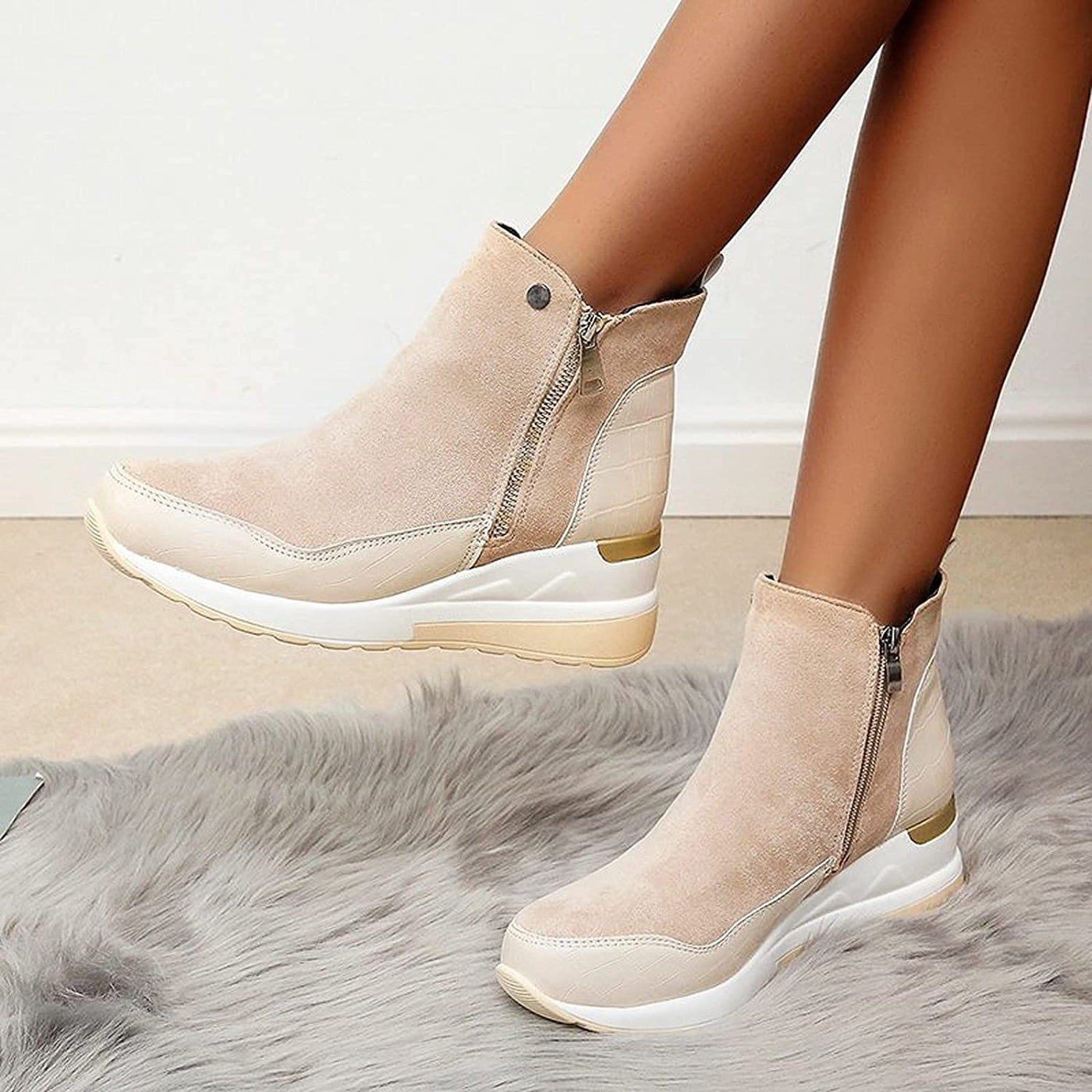 Lumina™ - Botines Impermeables de Piel