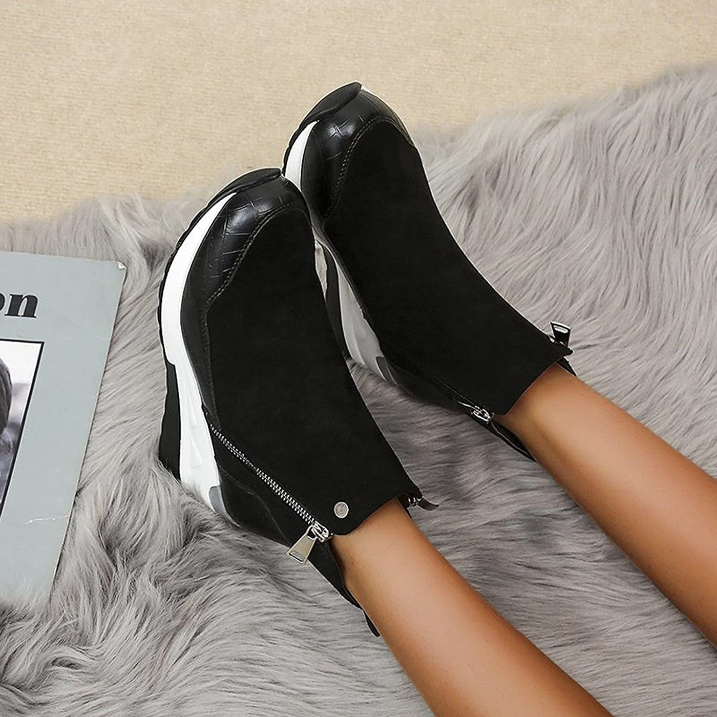 Lumina™ - Botines Impermeables de Piel