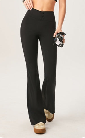 Pantalones Acampanados de Tiro Alto | Flared High-Waist Pants