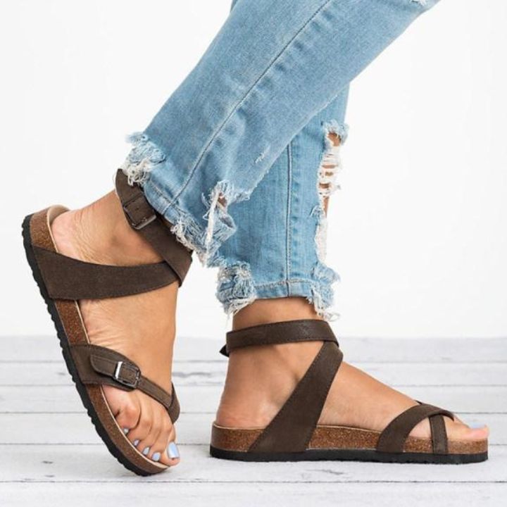 Cancún™ - Sandalias de Corcho con Correa