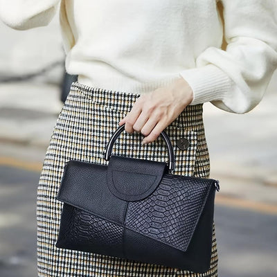 Celeste™ | Bolso de Lujo con Estilo Cocodrilo