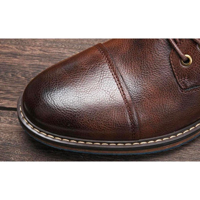 Aaron™ | Botas Oxford Premium de Cuero Hechas a Mano