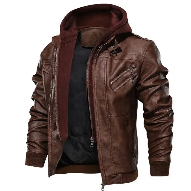 Isaac™ | Chamarra de Invierno de Cuero
