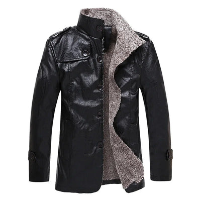 LOUIS™ | Chamarra de Invierno de Cuero