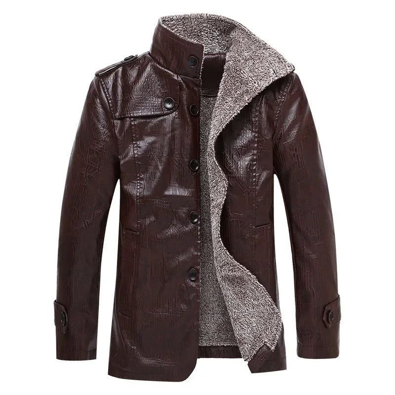 LOUIS™ | Chamarra de Invierno de Cuero