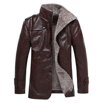 LOUIS™ | Chamarra de Invierno de Cuero
