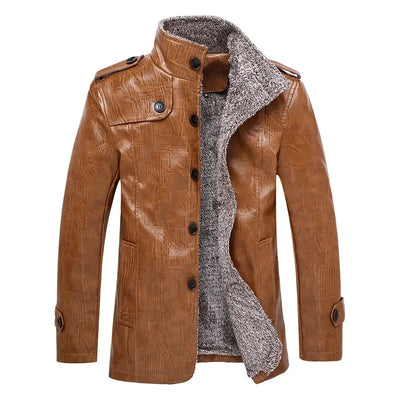 LOUIS™ | Chamarra de Invierno de Cuero