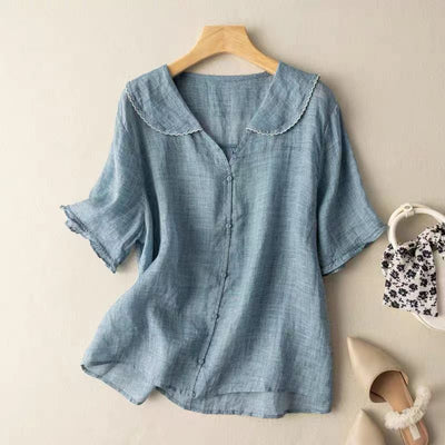 Adele™ | Blusa elegante y fresca de lino