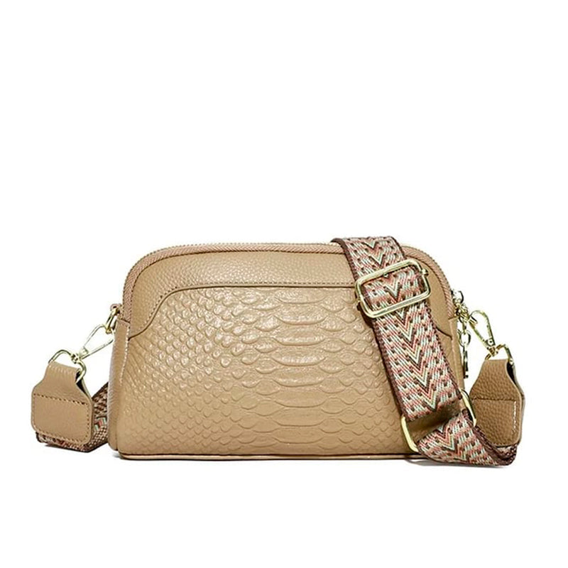 Nathalie™ | Bolso de Cuero con Estilo Cocodrilo