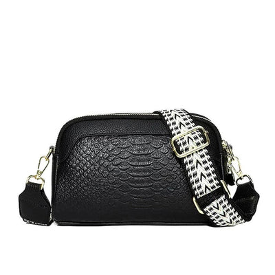 Nathalie™ | Bolso de Cuero con Estilo Cocodrilo