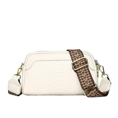 Nathalie™ | Bolso de Cuero con Estilo Cocodrilo