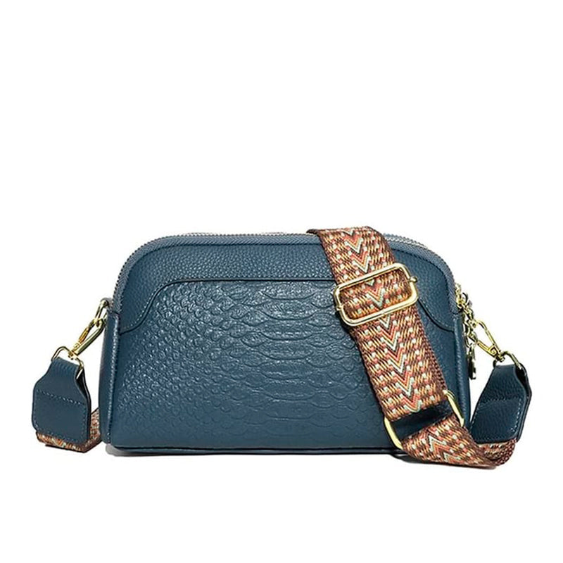 Nathalie™ | Bolso de Cuero con Estilo Cocodrilo
