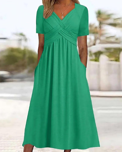 Jamaica™ | Vestido midi elegante con cobertura abdominal y diseño moderno