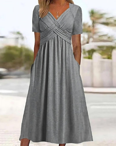 Jamaica™ | Vestido midi elegante con cobertura abdominal y diseño moderno