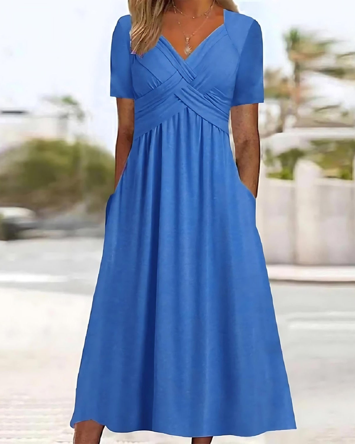 Jamaica™ | Vestido midi elegante con cobertura abdominal y diseño moderno