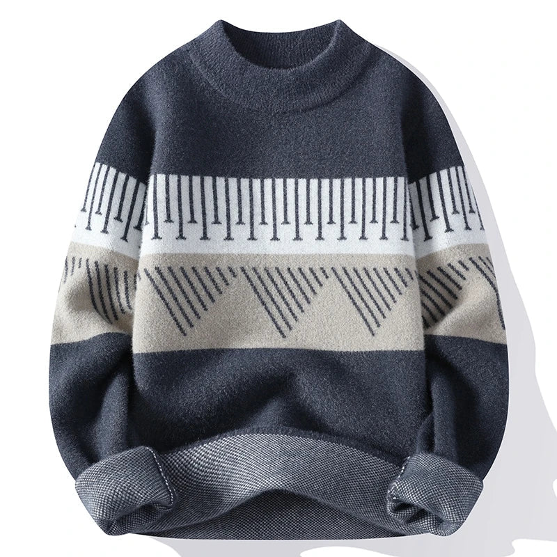 Moda CDMX™ | Suéter Patchwork Casual y Sofisticado