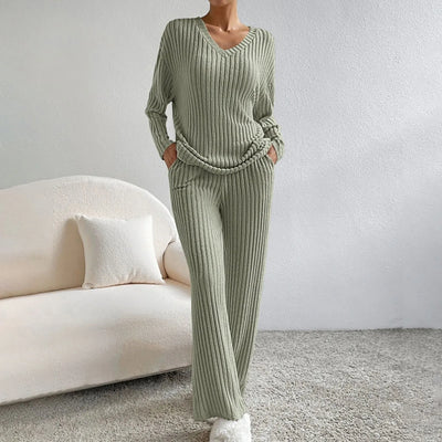 Kathy™ | Conjunto de 2 piezas tejido a mano