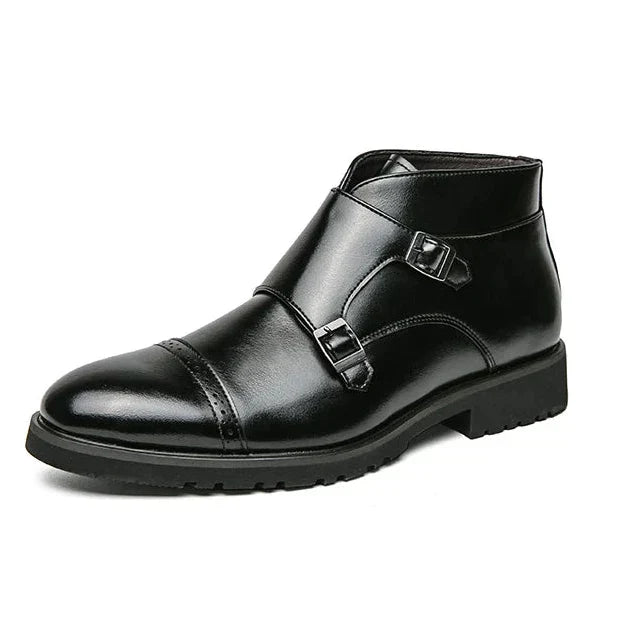 Darell™ | Botas de Cuero con Doble Correa Ajustable