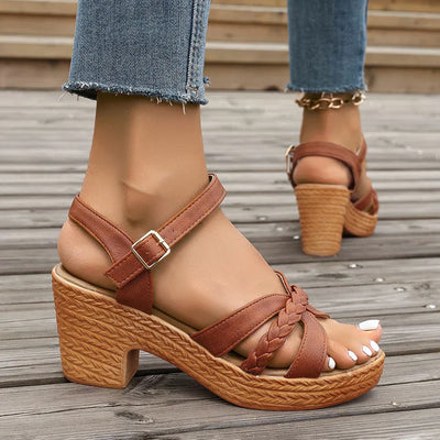 Gianna™ | Sandalias Clásicas con Tacón Medio