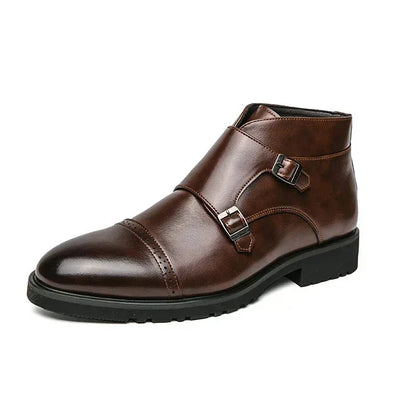 Darell™ | Botas de Cuero con Doble Correa Ajustable