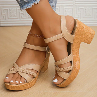 Gianna™ | Sandalias Clásicas con Tacón Medio
