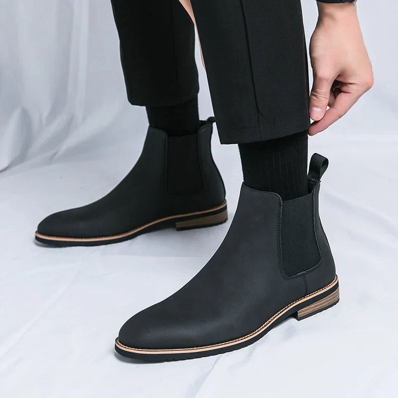 Cosmo™ | Botas Tipo Botín de Cuero