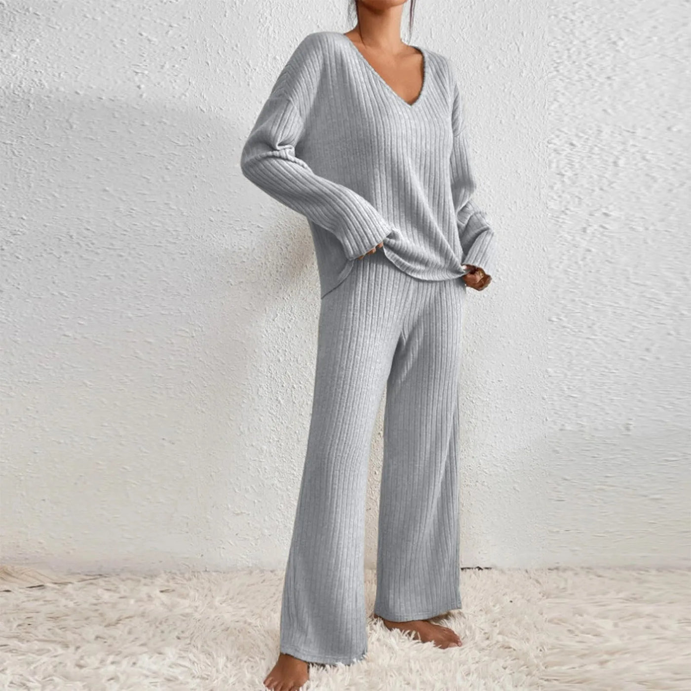 Kathy™ | Conjunto de 2 piezas tejido a mano