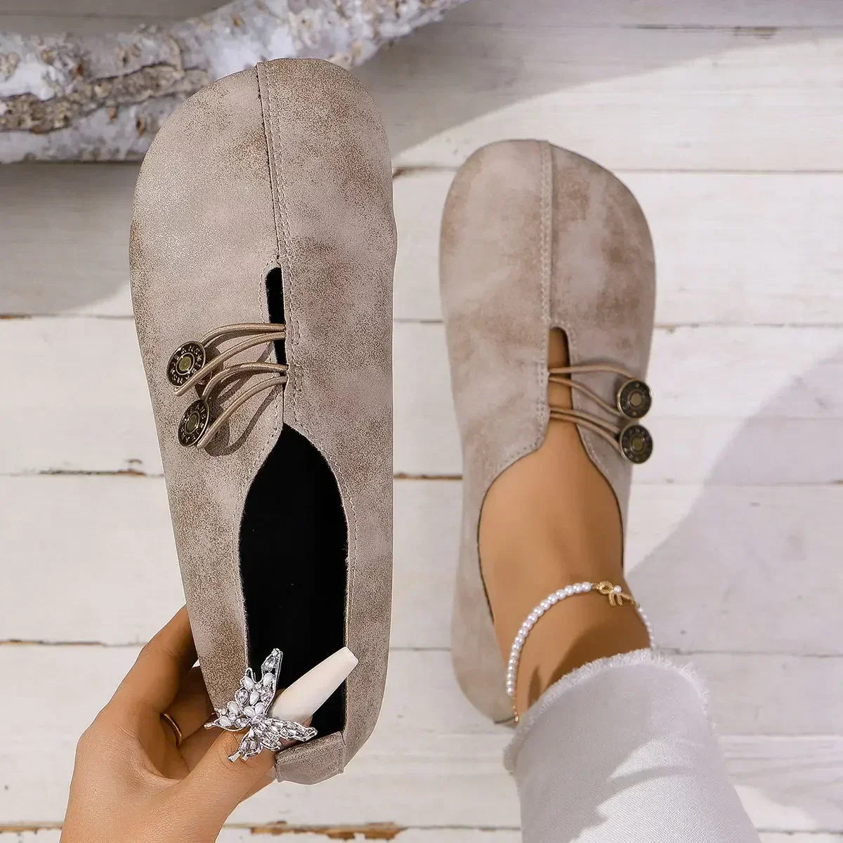 Nadja™ | Mocasín Cómodo de Calce Fácil