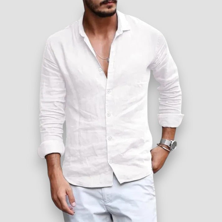 Fran™ | Camisa de lino transpirable