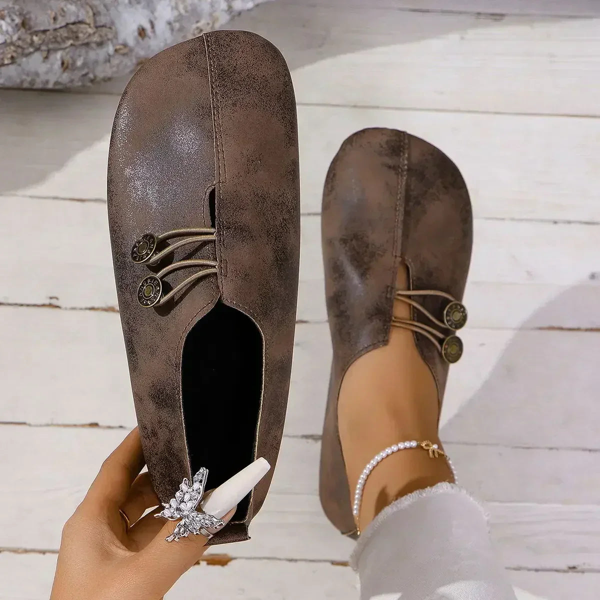 Nadja™ | Mocasín Cómodo de Calce Fácil